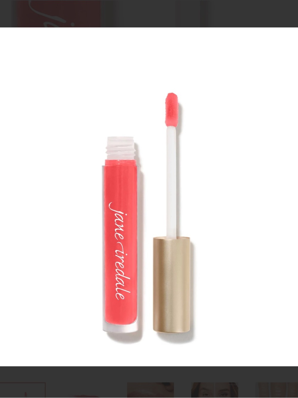 Jane iredale hydropure hyaluronic acid lip gloss - spiced peach